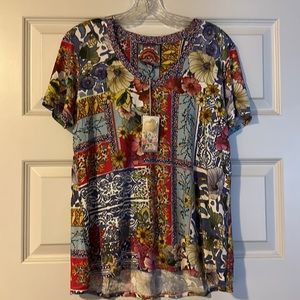 Johnny Was Swing Tee - like new condition!